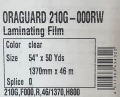 ORAGUARD 210 Clear PVC Laminate (4yr)